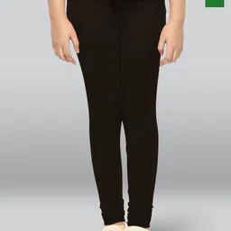 LYRA Girls Pack Of 2 Cotton Ankle-Length Leggings-image-57