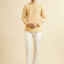 Manyavar Men Printed Chikankari Kurta-picture-16