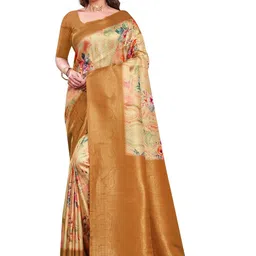PARVOTSAV Brown Art Silk Saree-image-68