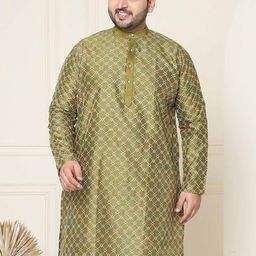 SOJANYA PLUS Men Embroidered Kurta-image-82