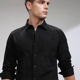 HIGHLANDER Men Comfort Slim Fit Opaque Casual Shirt-picture-38