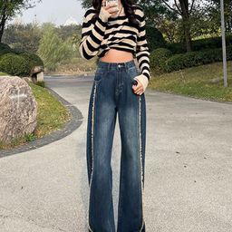 StyleCast Women Light Fade with Side Stripe Jeans-image-69