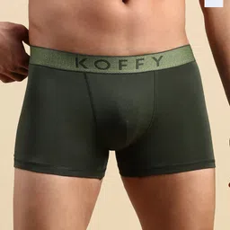KOFFY Pack Of 2 Absorbent Trunks-KOFFY_KI45_WHT_DGRN_2PC-10