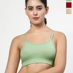 LILY Women Pack Of 3 Full Coverage Beginners Bra-10