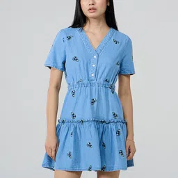 20Dresses Women Floral Embroidered Fit & Flare Mini Dress-picture-49