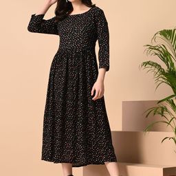 Saanvi Collection Women Floral Printed Floral Maternity Anarkali Kurta-image-39