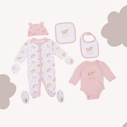 Pantaloons Baby Infants 7-Piece Unicorn Printed Pure Cotton Baby Apparel Gift Set-image-89