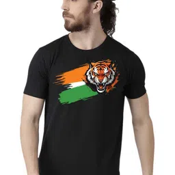 BRATMA Unisex Printed Applique T-shirt-10
