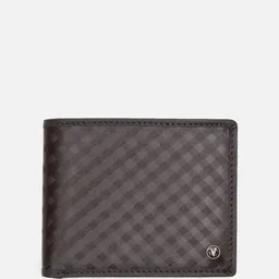 Van Heusen Men Checked Leather Two Fold Wallet image 5