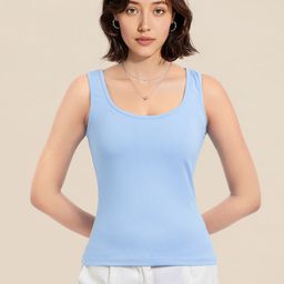 DressBerry Scoop Neck Sleeveless Top-58