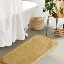 AaHo Decor Yellow 2200 GSM Microfibre Anti-Skid Bath Rugs-image-91