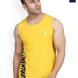SLOWLORIS Men Pack Of 2 Printed Combed Cotton Gym Vest-picture-28