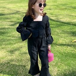 LULU & SKY Girls T-shirt with Pyjamas-image-40
