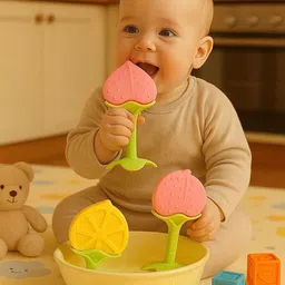NeonateCare Infants Set Of 2 BPA Free Silicone Teether & Fruit Feeder image 5