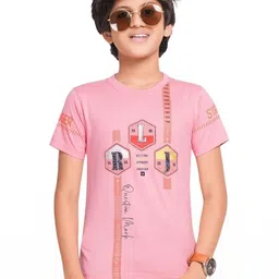 Little funky Boys Pink Tshirts-image-87