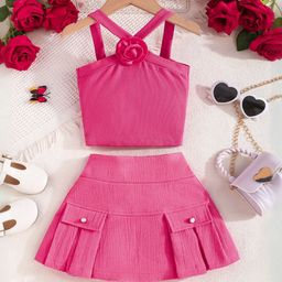 INCLUD Girls Top with Skirt-image-2