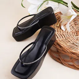 Try Me Women Embellished Wedge Sandals with Tassels-picture-32