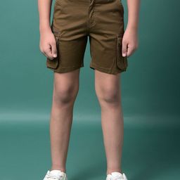Crimsoune Club Boys Slim Fit Cargo Shorts-image-55