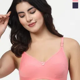 LILY Enimsaj Women Pack Of 2 Full Coverage Non Padded Bra-49