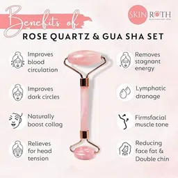 SKINROTH Rose Quartz Face Roller For Puffiness image 3