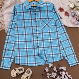 Hikuj Boys Classic Tartan Checks Long Sleeves Shirt-picture-28