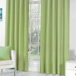 BELLA TRUE Green 2 Pieces Long Door Curtains-picture-27