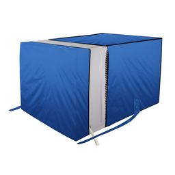 The Furnishing Tree Blue Plastic Air Conditioner Cover-55