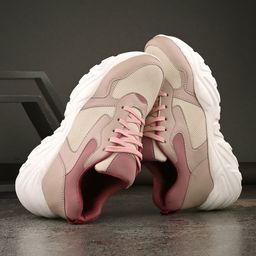 El Paso Women Colourblocked Round Toe Lightweight Sneakers-image-37