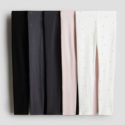 H&M 5-Pack Jersey Leggings-image-45