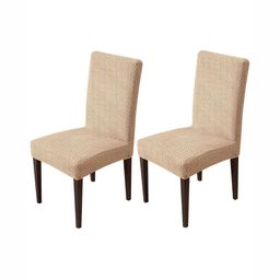 HOUSE OF QUIRK 2-Pcs Textured Washable ChairCover-picture-15