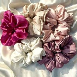 MASQ Women Set Of 5 Scrunchies Hair Accessory-14