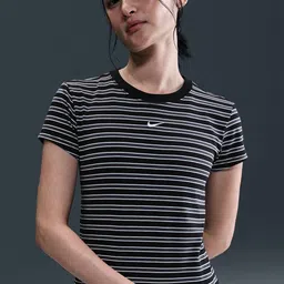 Nike Sportswear Chill Knit Women's Slim Striped T-Shirt-picture-10