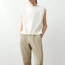 H&M Regular Fit Twill Trousers-image-76