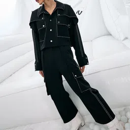 ALMOST SANE Shirt Collar Coat & Trouser Co-Ords-picture-29
