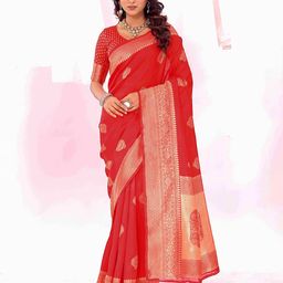 Moda Rapido Woven Design Zari Banarasi Saree-picture-46