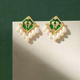 TEEJH Contemporary Drop Earrings-83