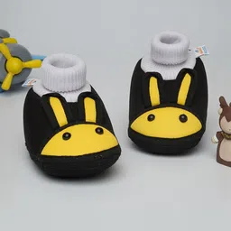 NESKA MODA 6 To 12 Months Baby Boys & Baby Girls Cute Soft Cotton Pre-Walker Rabbit Face Booties-image-25