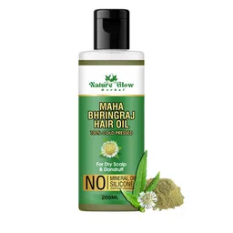 Nature Glow Herbal 100% Cold Pressed Bhringraj Hair Oil - 200 ml-56