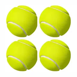 HackerX 4-Pc Fuzzy Sports Tennis Balls-image-23