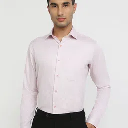 Raymond Pure Cotton Contemporary-Fit Semicutaway Formal Shirt-image-49