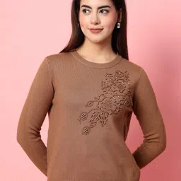 Mafadeny Women Cardigan with Embellished Detail-image-95