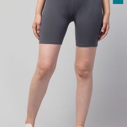 CKARFE Women Pack of 2 Skinny Fit Cycling Sports Shorts-image-85