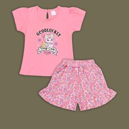 Wish Karo Girls Printed Top with Shorts-image-20