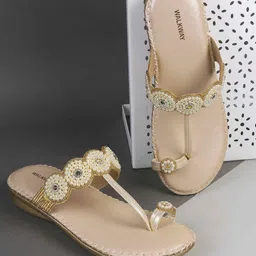WALKWAY by Metro Women Embellished One Toe Flats-image-96