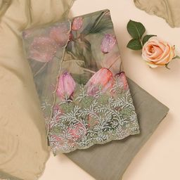Koskii Printed Unstitched Dress Material-image-69