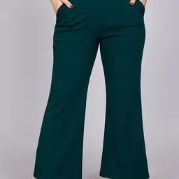 NU CLOTHS Women Relaxed High-Rise Trousers-picture-34