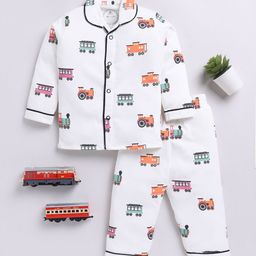 Clt.s Unisex Kids Printed Night suit-image-97