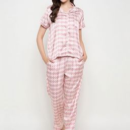 Clovia Women Printed Night suit-image-87