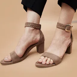 CODE by Lifestyle Open Toe Block Heels image 4