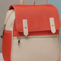 DressBerry Women Colourblocked Satchel Backpack-image-62